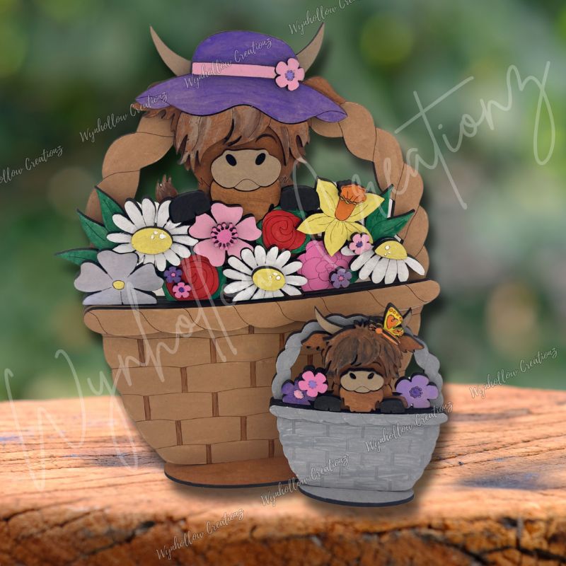 highland Cow spring insert