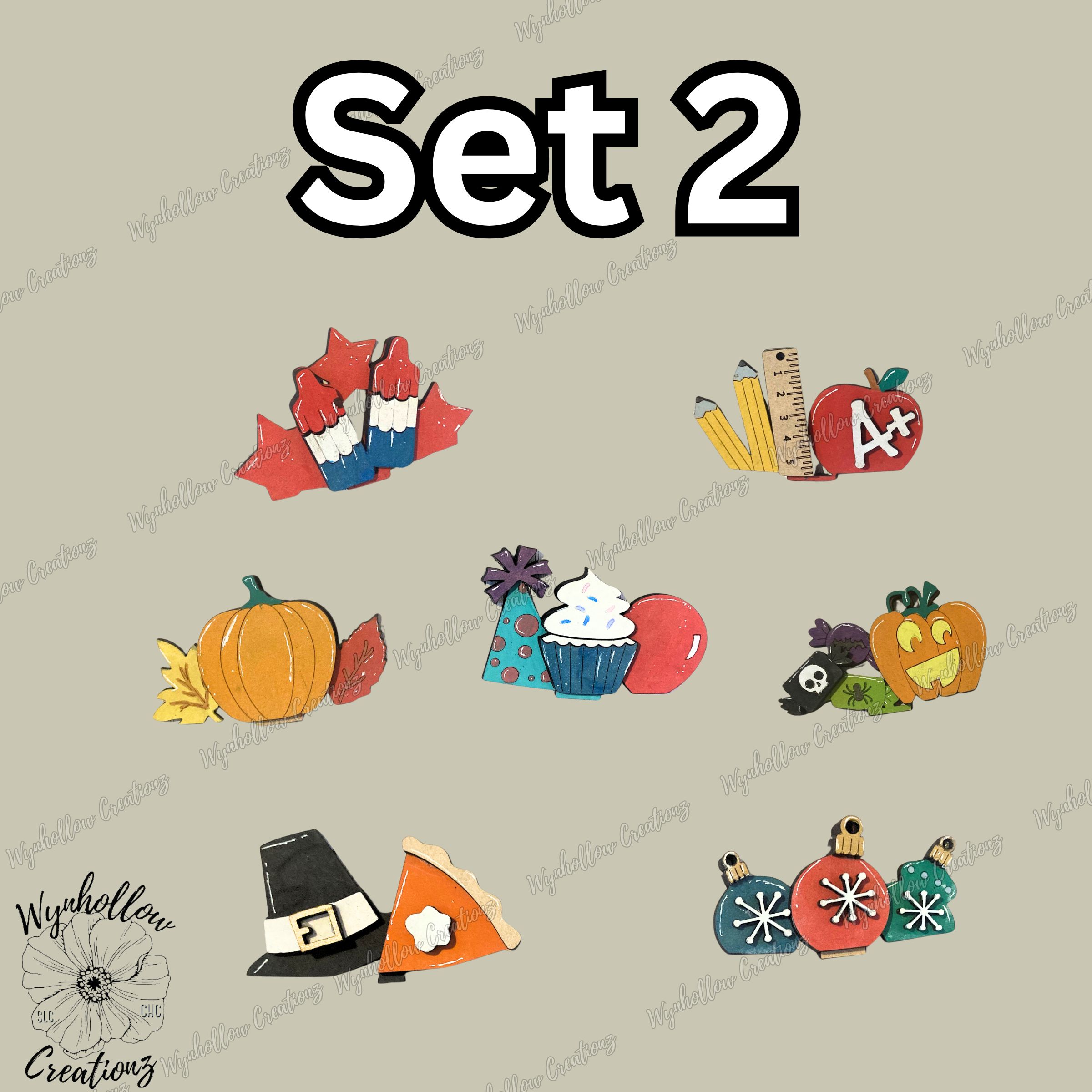 Interchangeable Animal Wood Trinkets