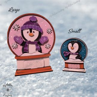 Penguins In the snow Snow Globe