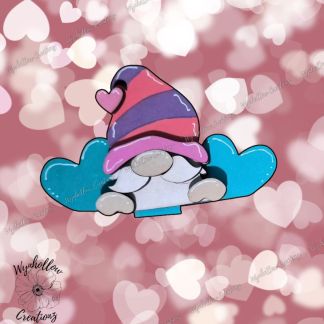 Valentines Day Gnome Basket Insert