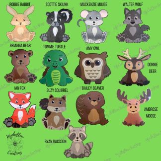 Woodland Animal Vinyl and Paper Decor