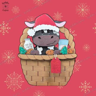 Holstein Cow Christmas