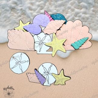 Seashell Collection at the Beach Interchangeable Basket Insert
