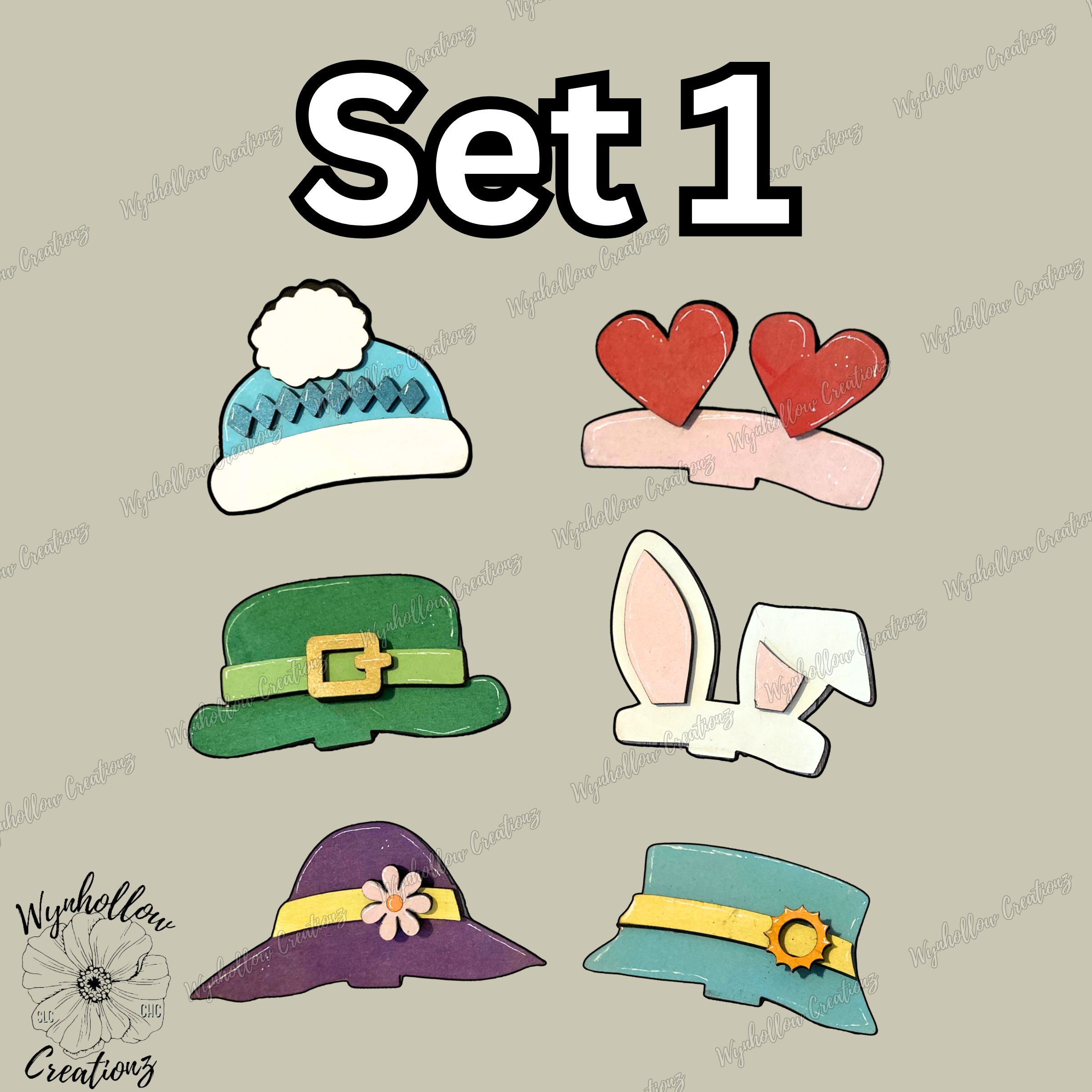 Interchangeable Animal Hat sets 1st half of year